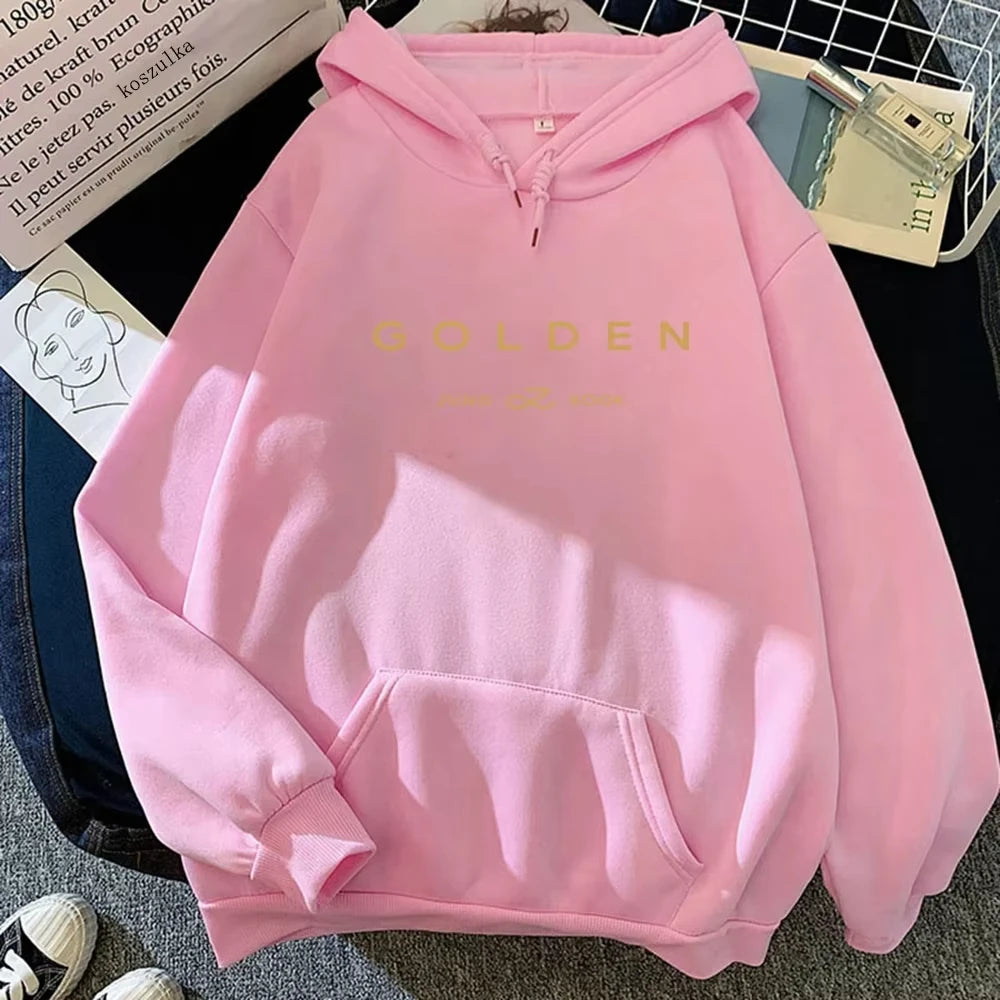 GOLDEN Hoodie - Unisex Aesthetic Fleece