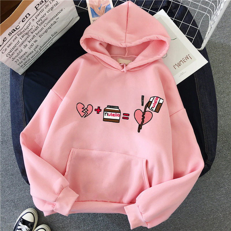 Nutella Sweatshirt Kapüşonlu