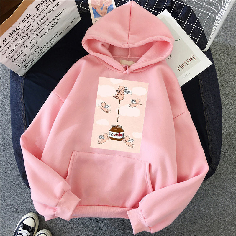 Nutella Sweatshirt Kapüşonlu