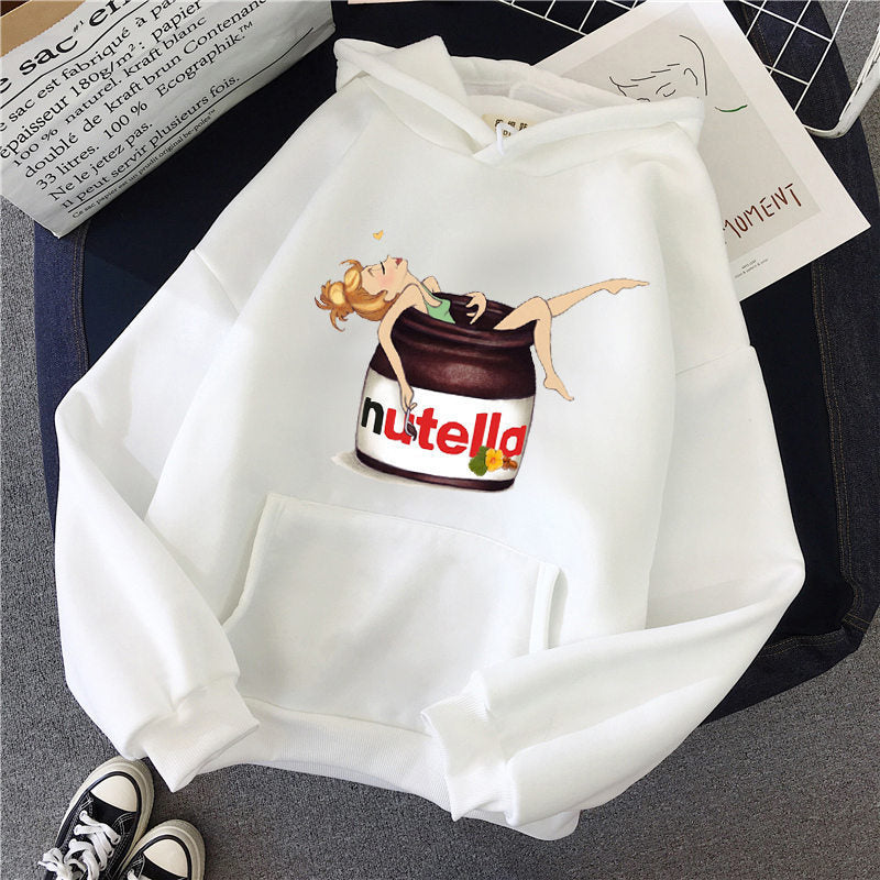 Nutella Sweatshirt Kapüşonlu