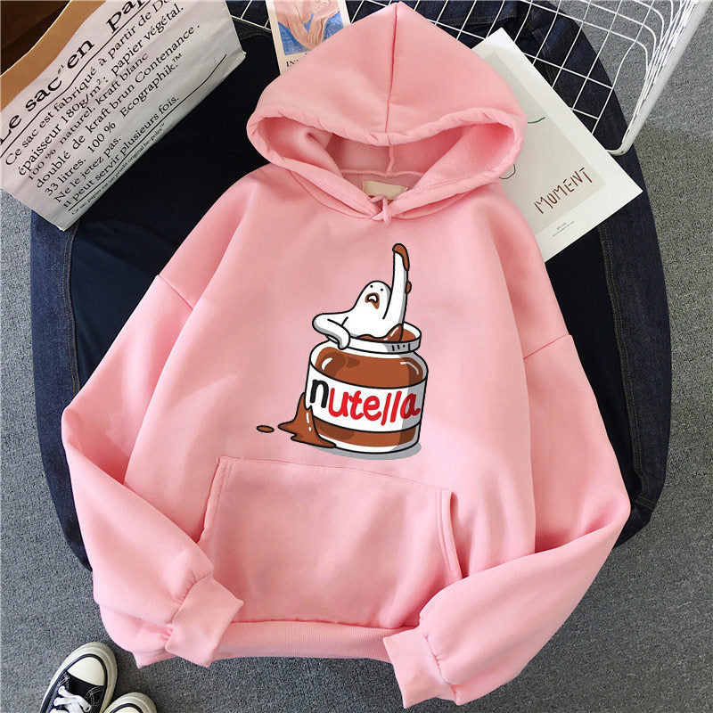 Nutella Sweatshirt Kapüşonlu