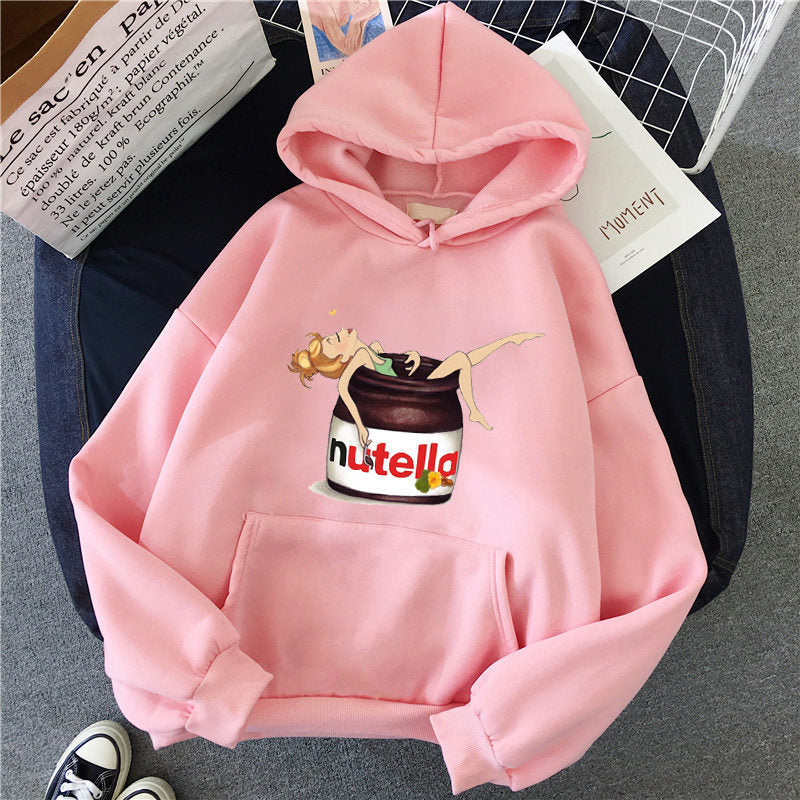 Nutella Sweatshirt Kapüşonlu