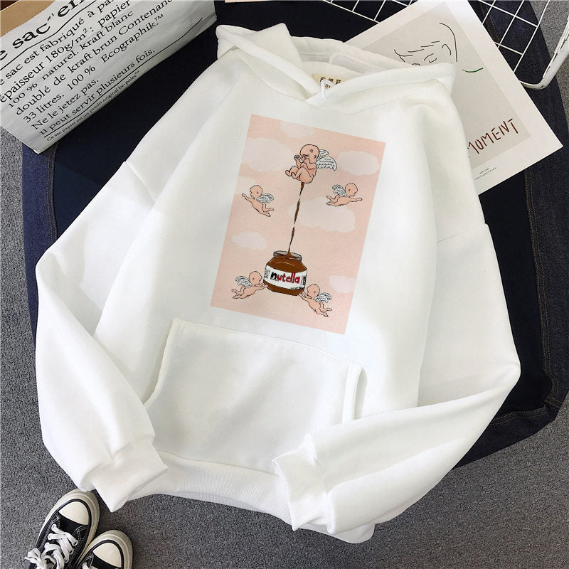 Nutella Sweatshirt Kapüşonlu