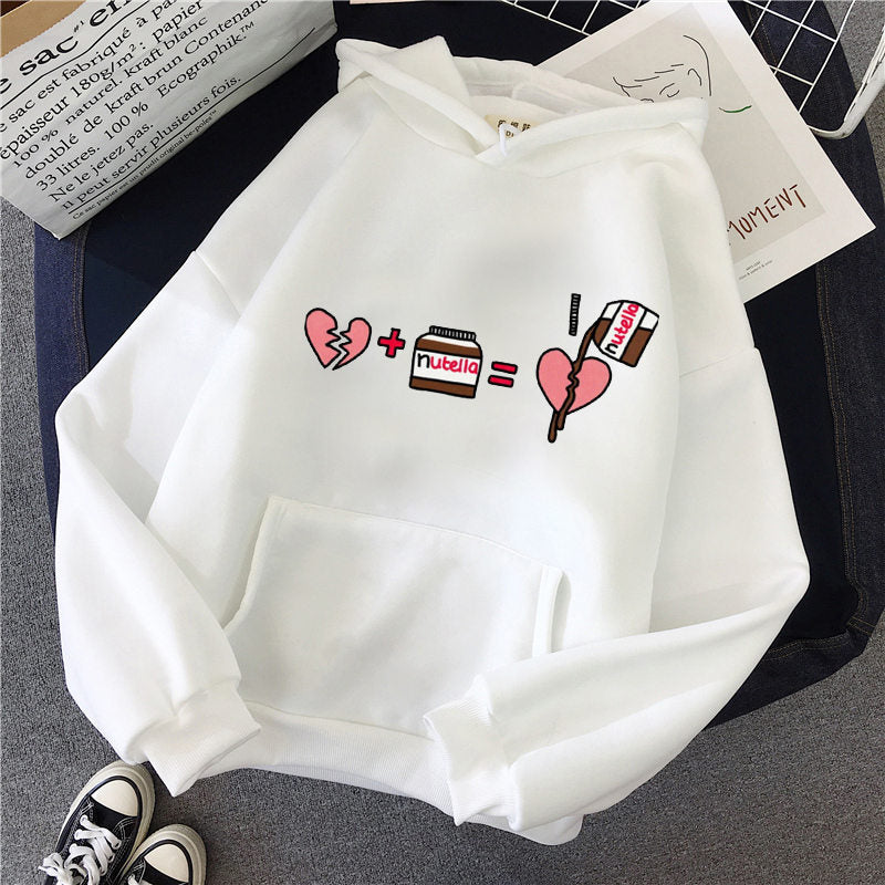 Nutella Sweatshirt Kapüşonlu