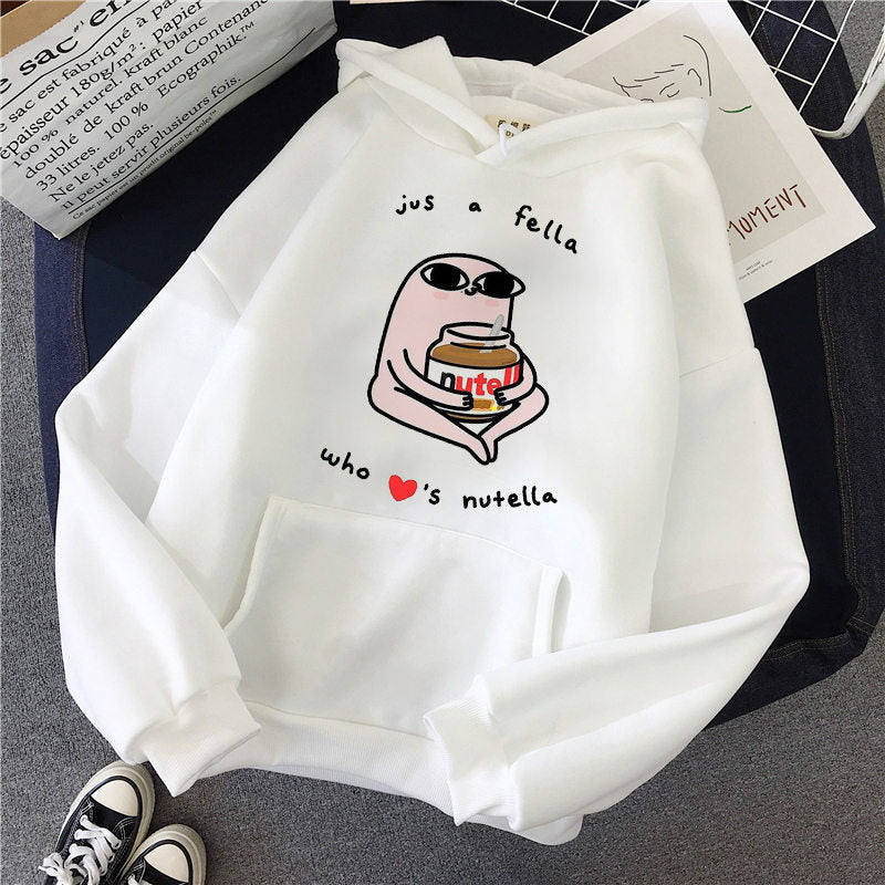 Nutella Sweatshirt Kapüşonlu