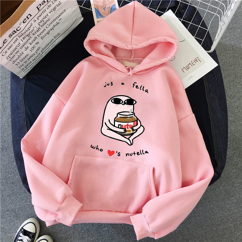 Nutella Sweatshirt Kapüşonlu