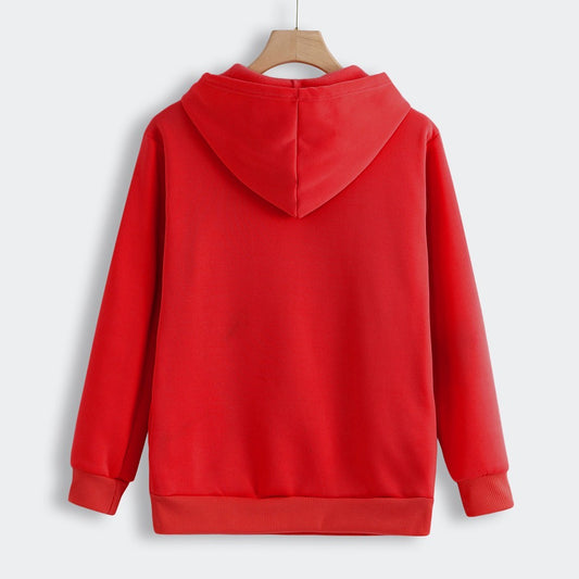 Women Hoodie Sweatshirt With Cat Pet Pocket Design