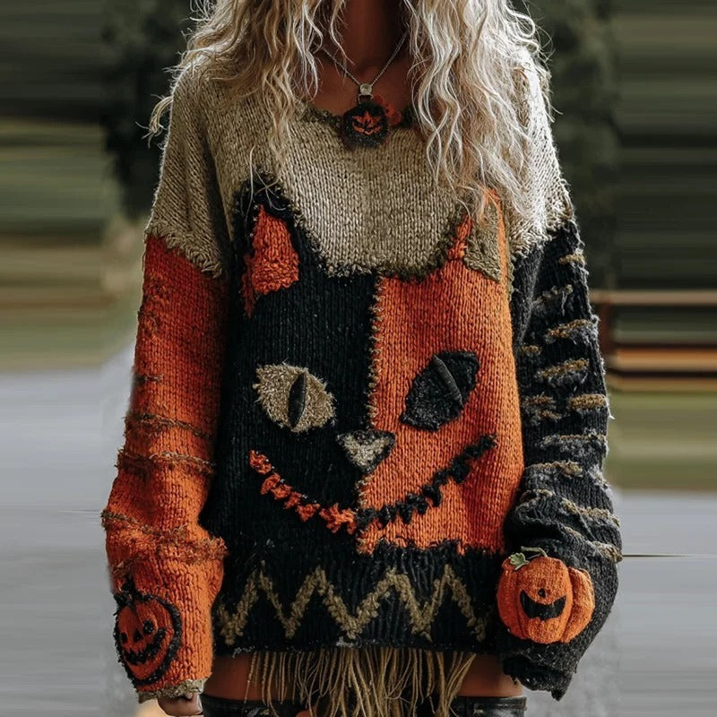 Halloween Unisex Same Style Loose Sweater