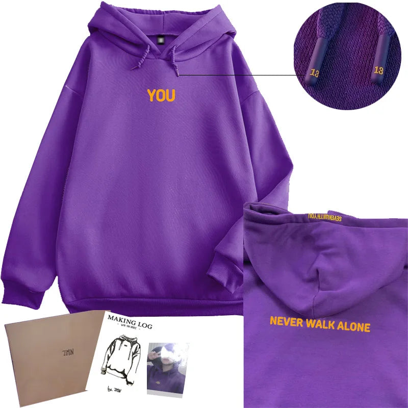 Seven With You Purple Sweatshirt