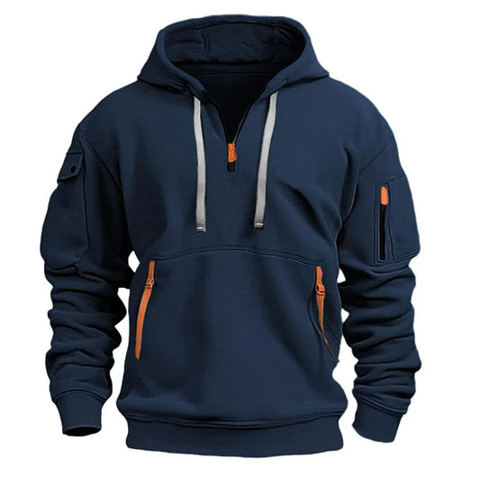 Shoulder Drop Unisex Hooded Sweatshirt