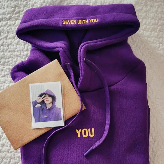 Seven With You Purple Sweatshirt