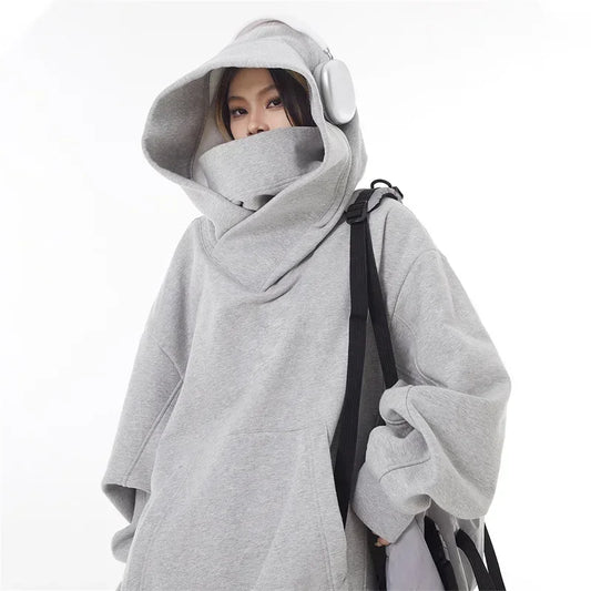 Ninja Turtleneck Hoodies Vintage Fleece Sweatshirts
