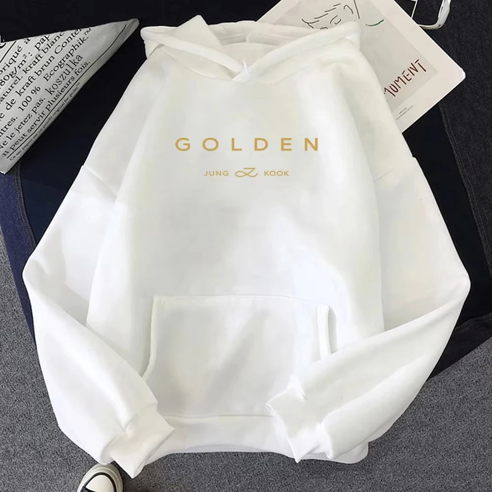 GOLDEN Hoodie - Unisex Aesthetic Fleece