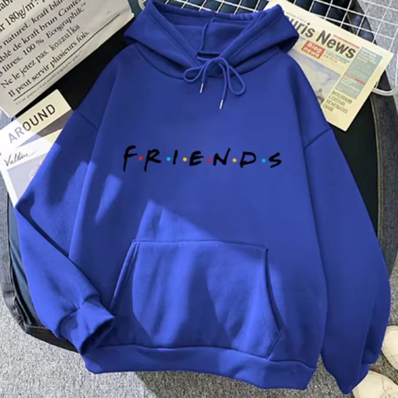 Women Friends Print Hoodie