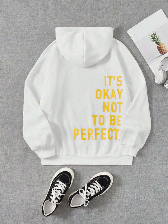 Women's Multi-color Letters Printed Sweatshir
