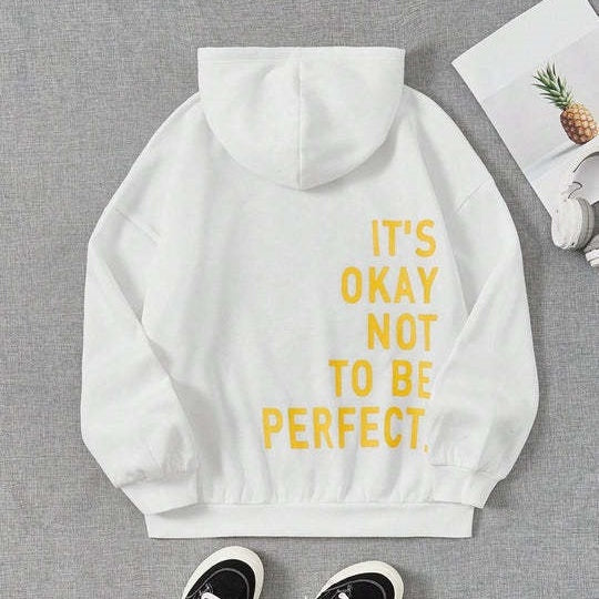 Women's Multi-color Letters Printed Sweatshir