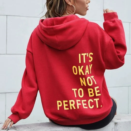 Women's Multi-color Letters Printed Sweatshir